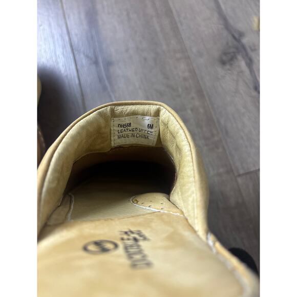 Double H Leather Clogs Mules Size 6M Slip On Comfort Western Casual Shoes - Picture 6 of 6